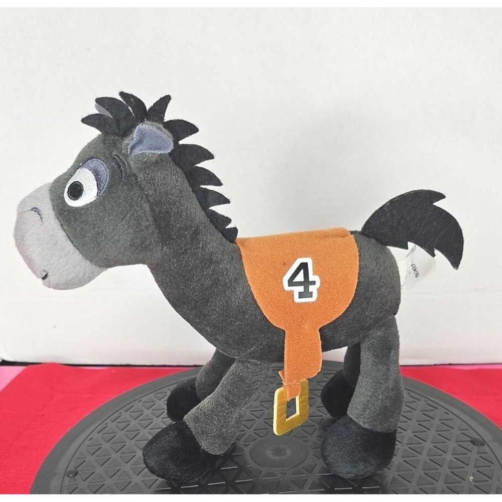 Toy Story Bullseye Black #4 Race Horse Plush Disney Parks Paradise Stuffed Anima